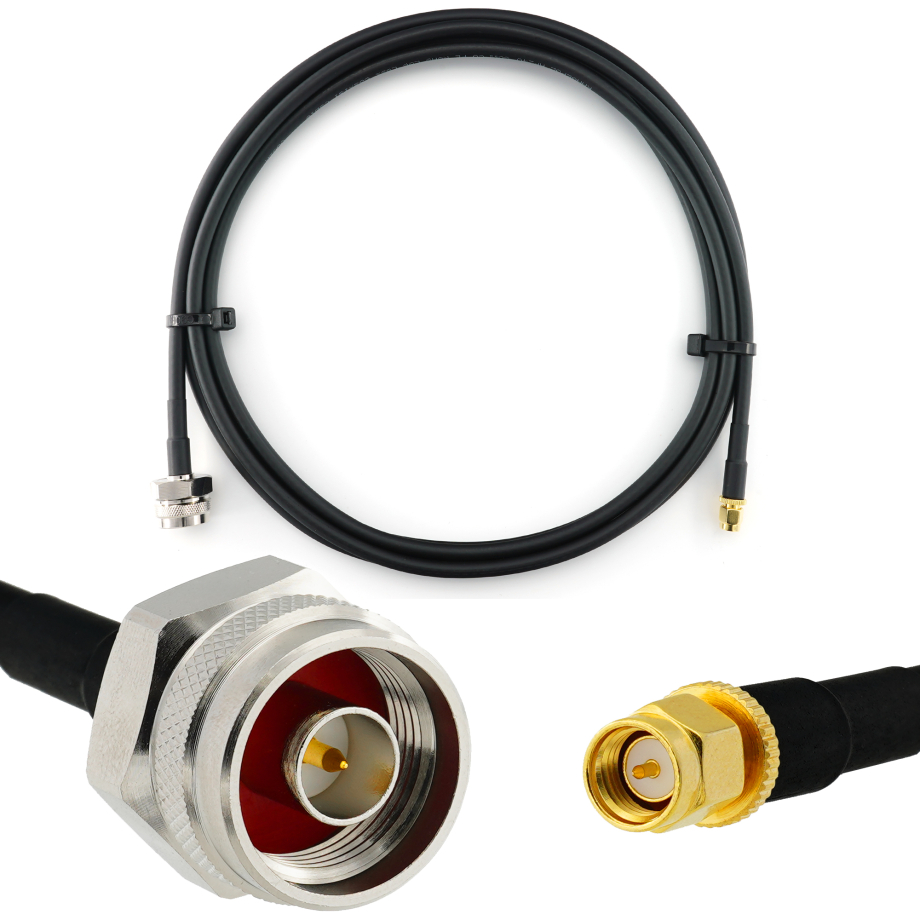 SMA maschio a N maschio Hex 3m cavo coassiale — HF240 (equivalente a LMR240)