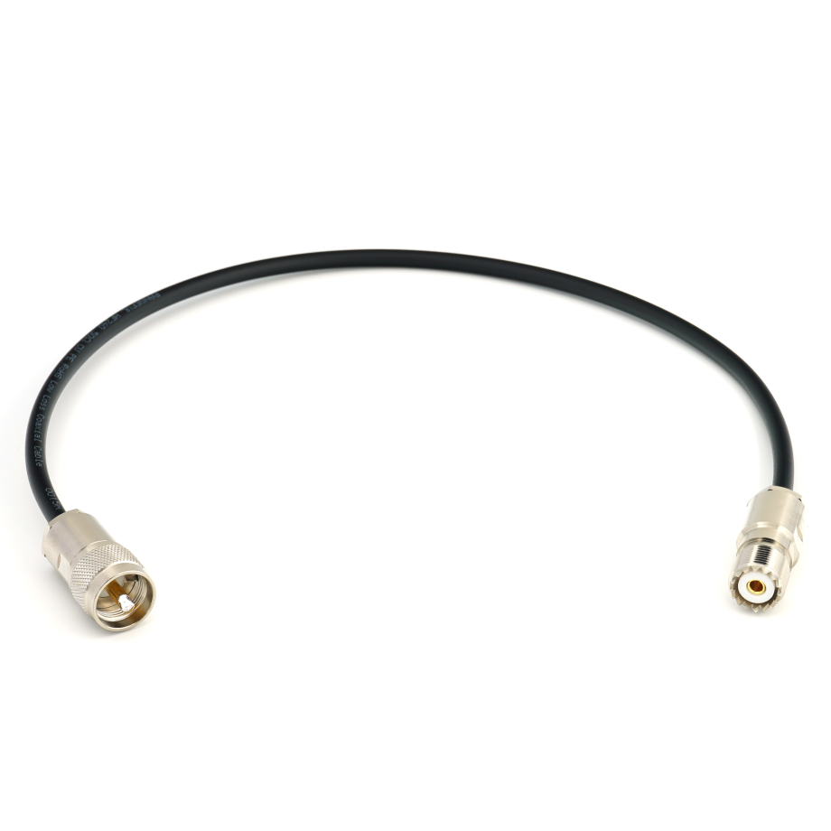 PL259 a SO239 50cm cavo coassiale UHF radio CB — HF240 (equivalente a LMR240)