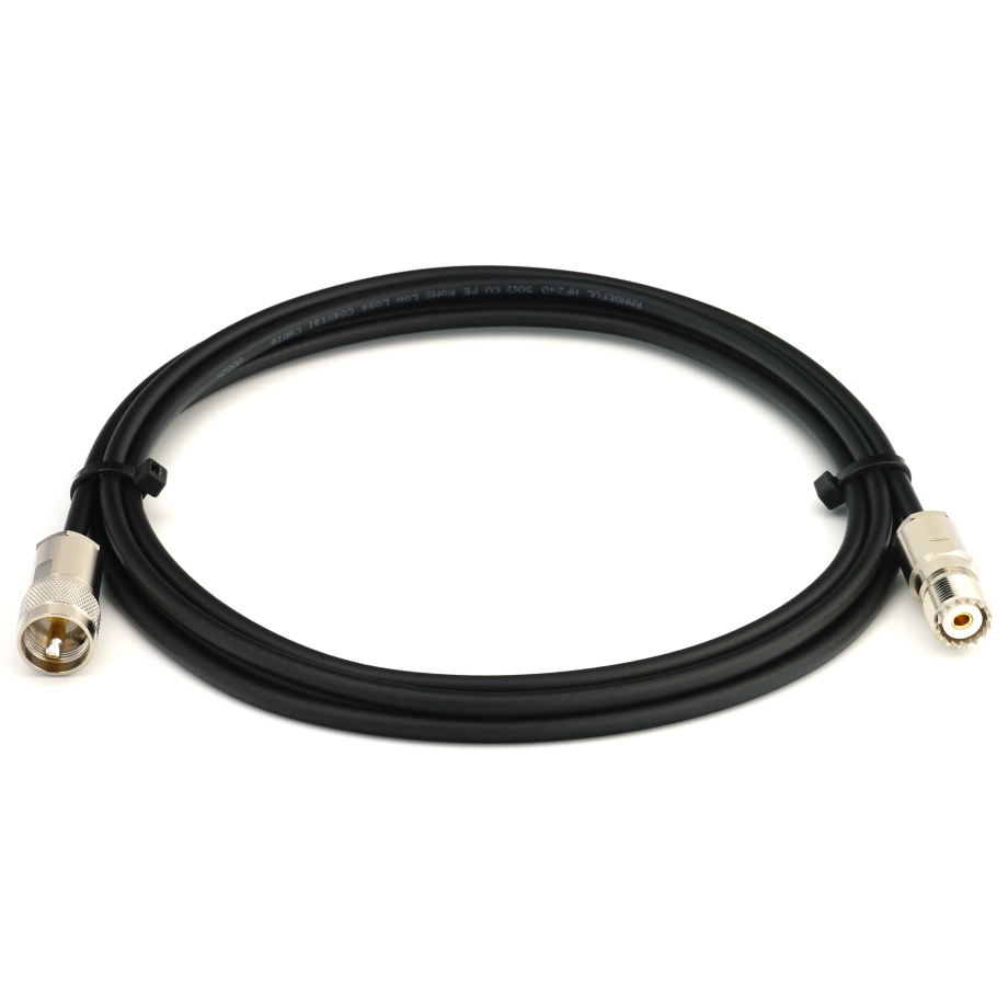 PL259 a SO239 1m cavo coassiale UHF radio CB — HF240 (equivalente a LMR240)