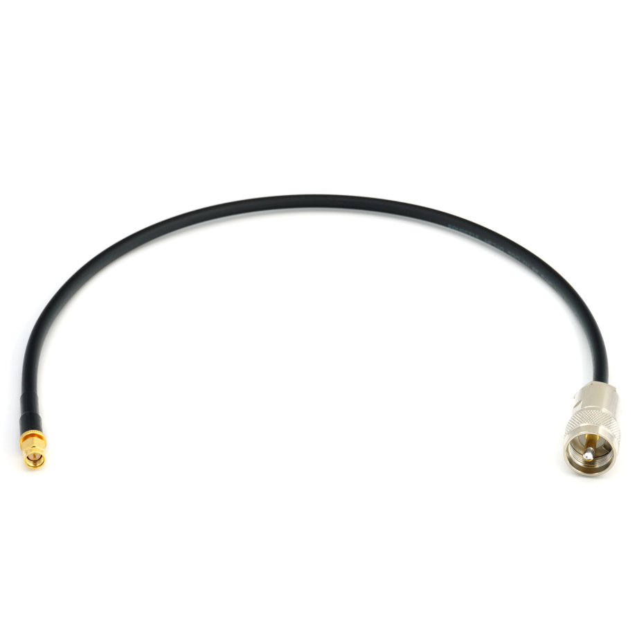 SMA Male a PL259 50cm cavo coassiale flessibile UHF radio CB — HF240 (equivalente a LMR240)