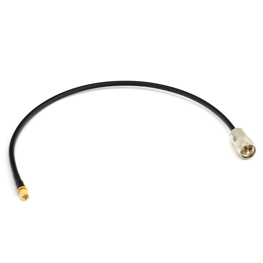 SMA Male a PL259 50cm cavo coassiale flessibile UHF radio CB — HF240 (equivalente a LMR240)
