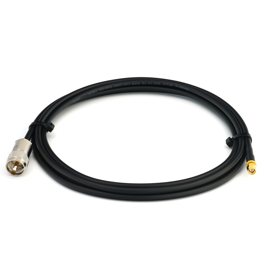 SMA Male a PL259 1m cavo coassiale flessibile UHF radio CB — HF240 (equivalente a LMR240)