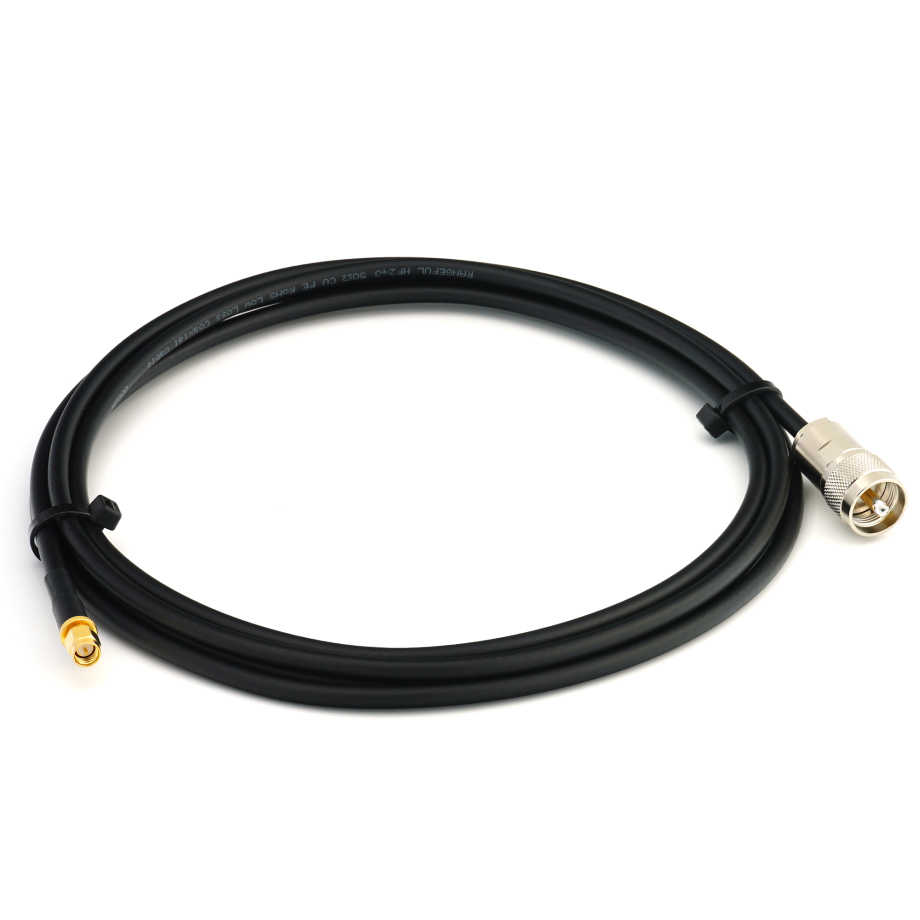 SMA Male a PL259 1m cavo coassiale flessibile UHF radio CB — HF240 (equivalente a LMR240)