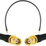 RP-SMA maschio a RP-SMA maschio 50cm cavo coassiale — HF240 (equivalente a LMR240)