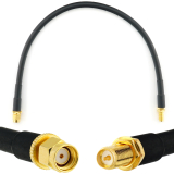 RP-SMA maschio a RP-SMA femmina 30cm cavo coassiale — HF240 (equivalente a LMR240)