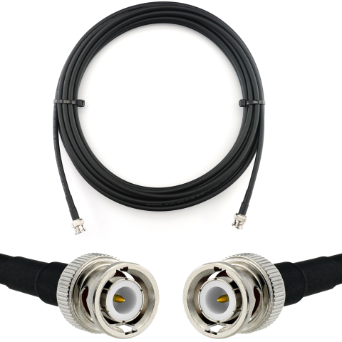 Cavo Coassiale NEDIS RG58C/U 50 Ohm - Doppia Schermatura - Bobina Da 25 Metri - Bianco
