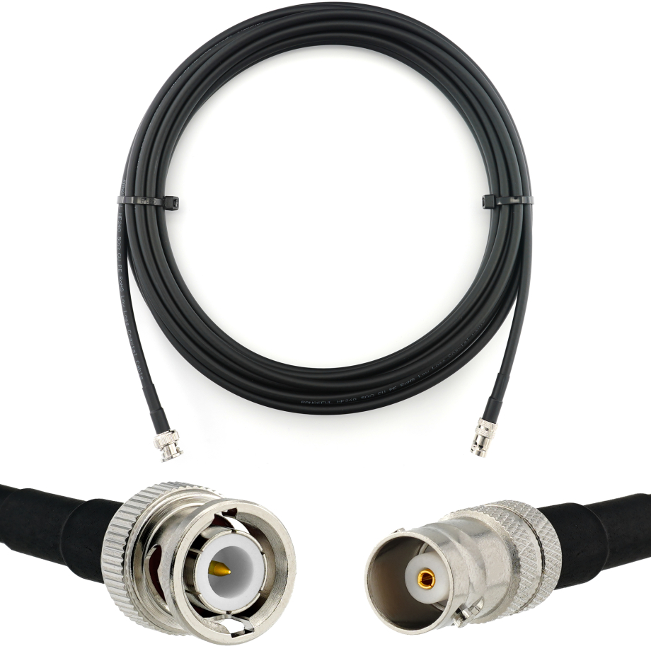  BNC maschio a BNC femmina 5m cavo coassiale — HF240 (equivalente a LMR240)