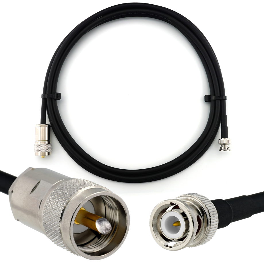  BNC maschio a PL259 2m UHF cavo coassiale — HF240 (equivalente a LMR240)