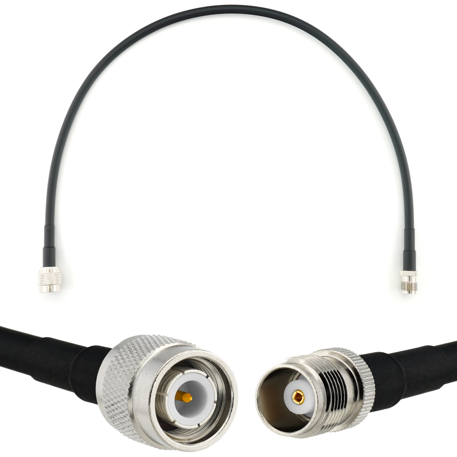 TNC maschio a TNC femmina 50cm cavo coassiale — HF240 (equivalente a LMR240)