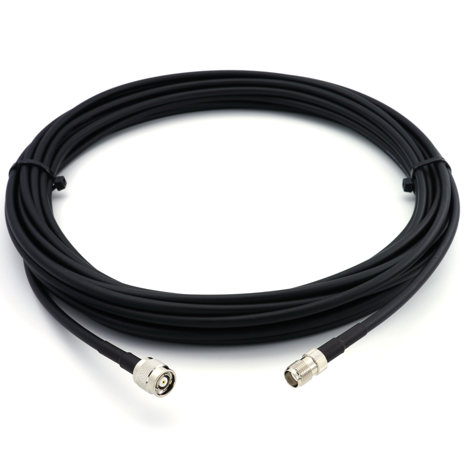 RP-TNC maschio a RP-TNC femmina 20m cavo coassiale — HF240 (equivalente a LMR240)