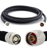N maschio a RP-TNC maschio 5m Cavo coassiale — elastico HF-400-UF (equivalente a LMR400 UF UltraFlex)