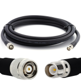 RP-TNC maschio a RP-TNC femmina 20m Cavo coassiale — elastico HF-400-UF (equivalente a LMR400 UF UltraFlex)