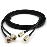 N maschio a N femmina 5m cavo coassiale doppio — HF240 (equivalente a LMR240)