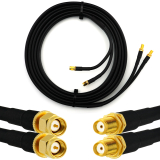SMA maschio a SMA femmina 5m cavo coassiale doppio — HF240 (equivalente a LMR240)