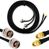 SMA maschio Hex a N maschio Hex 5m cavo coassiale doppio — HF240 (equivalente a LMR240)