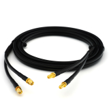 RP-SMA maschio a RP-SMA femmina 3m cavo coassiale doppio — HF240 (equivalente a LMR240)