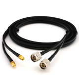 RP-SMA maschio a N maschio 5m cavo coassiale doppio — HF240 (equivalente a LMR240)