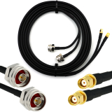 RP-SMA maschio a N maschio Hex 3m cavo coassiale doppio — HF240 (equivalente a LMR240)