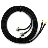 RP-SMA maschio a N maschio Hex 3m cavo coassiale doppio — HF240 (equivalente a LMR240)