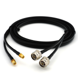 RP-SMA maschio a N maschio Hex 15m cavo coassiale doppio — HF240 (equivalente a LMR240)
