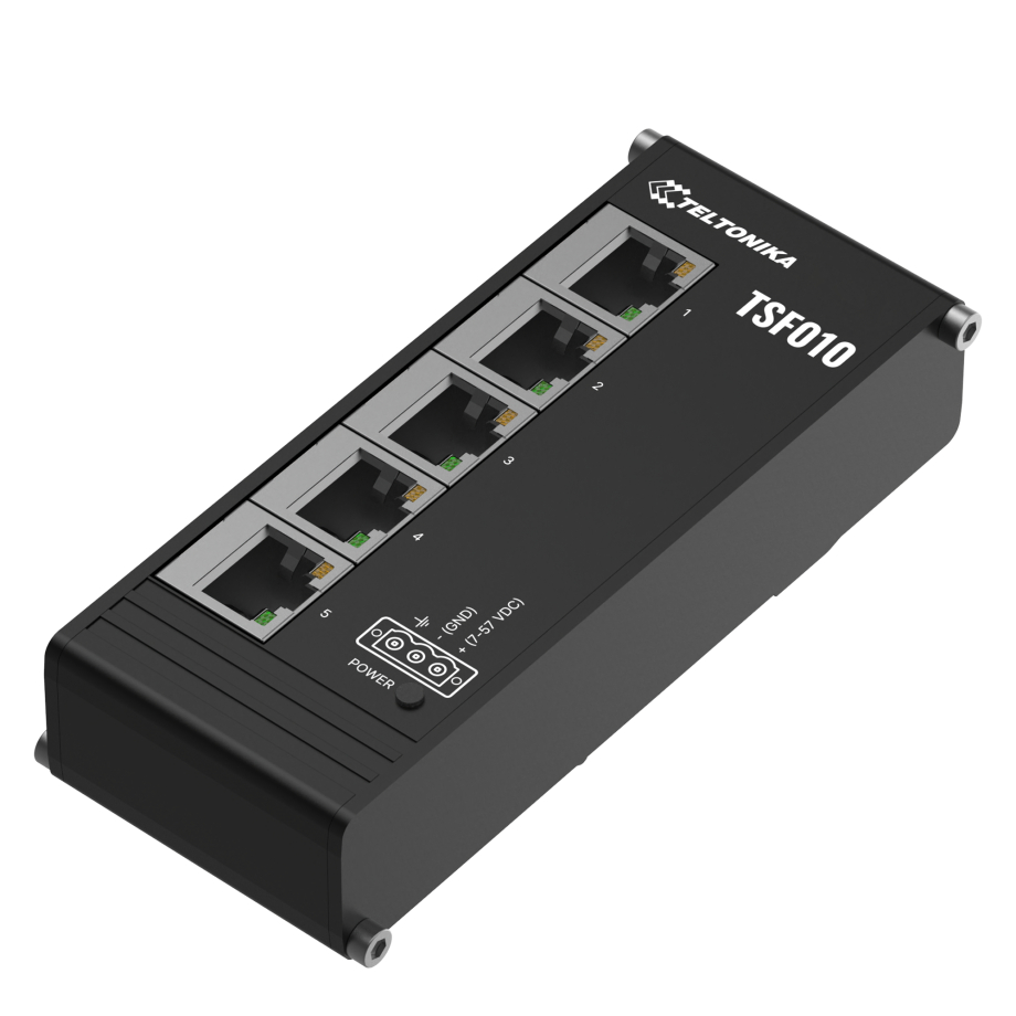 Teltonika TSF010 switch Ethernet compatto