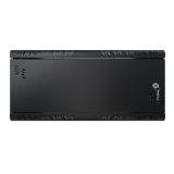 Armadio rack 19" 4U, 350mm, Porta in metallo, Nero