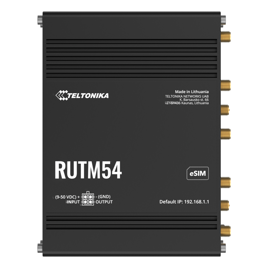 Teltonika RUTM54 Router 5G con modem Telit