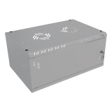 Armadio rack 19" 4U, 350mm, Porta in metallo, grigio