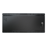 Armadio rack 19" 4U, 450mm, Porta in metallo, Nero