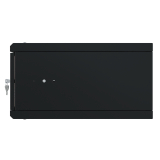 Armadio rack 19" 4U, 450mm, Porta in metallo, Nero