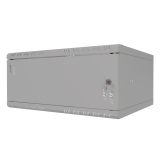 Armadio rack 19" 4U, 450mm, Porta in metallo, grigio
