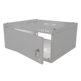 Armadio rack 19" 4U, 450mm, Porta in metallo, grigio