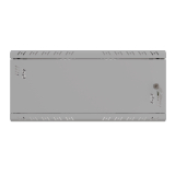Armadio rack 19" 4U, 450mm, Porta in metallo, grigio