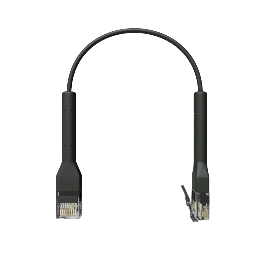 Broadbe cavo patch sottile 5G nero 0.1m
