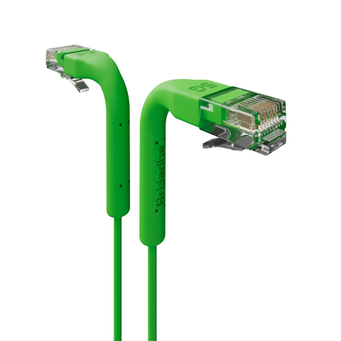 Broadbe cavo patch sottile 5G verde 0.1m