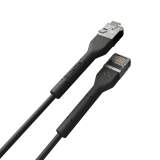 Broadbe cavo patch sottile 10G nero 0.1m