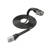 Broadbe cavo patch sottile 10G nero 1m