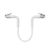 Broadbe cavo patch sottile 10G bianco 0.1m