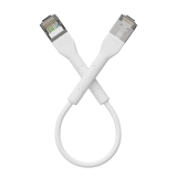 Broadbe cavo patch sottile 10G bianco 0.1m