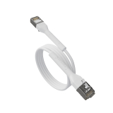 Broadbe cavo patch sottile 10G bianco 0.3m