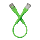 Broadbe cavo patch sottile 10G verde 0.1m