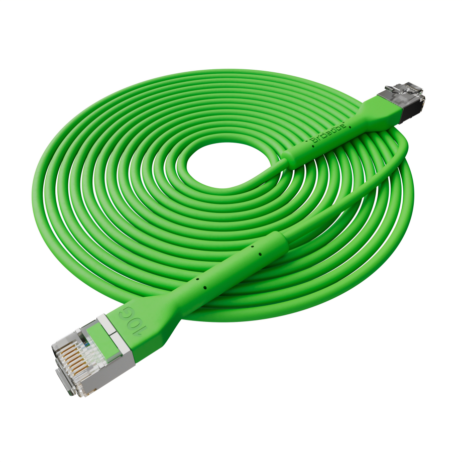 Broadbe cavo patch sottile 10G verde 8m