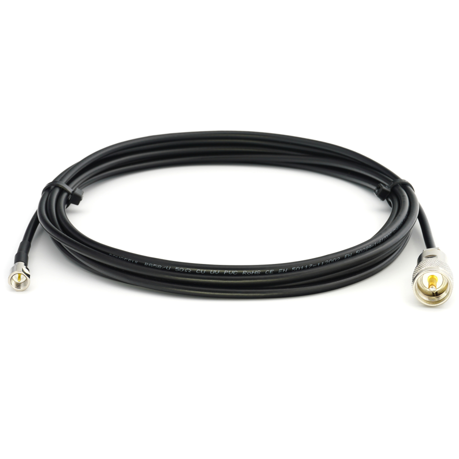 FME maschio a PL259 UHF 3m RG58/U cavo coassiale