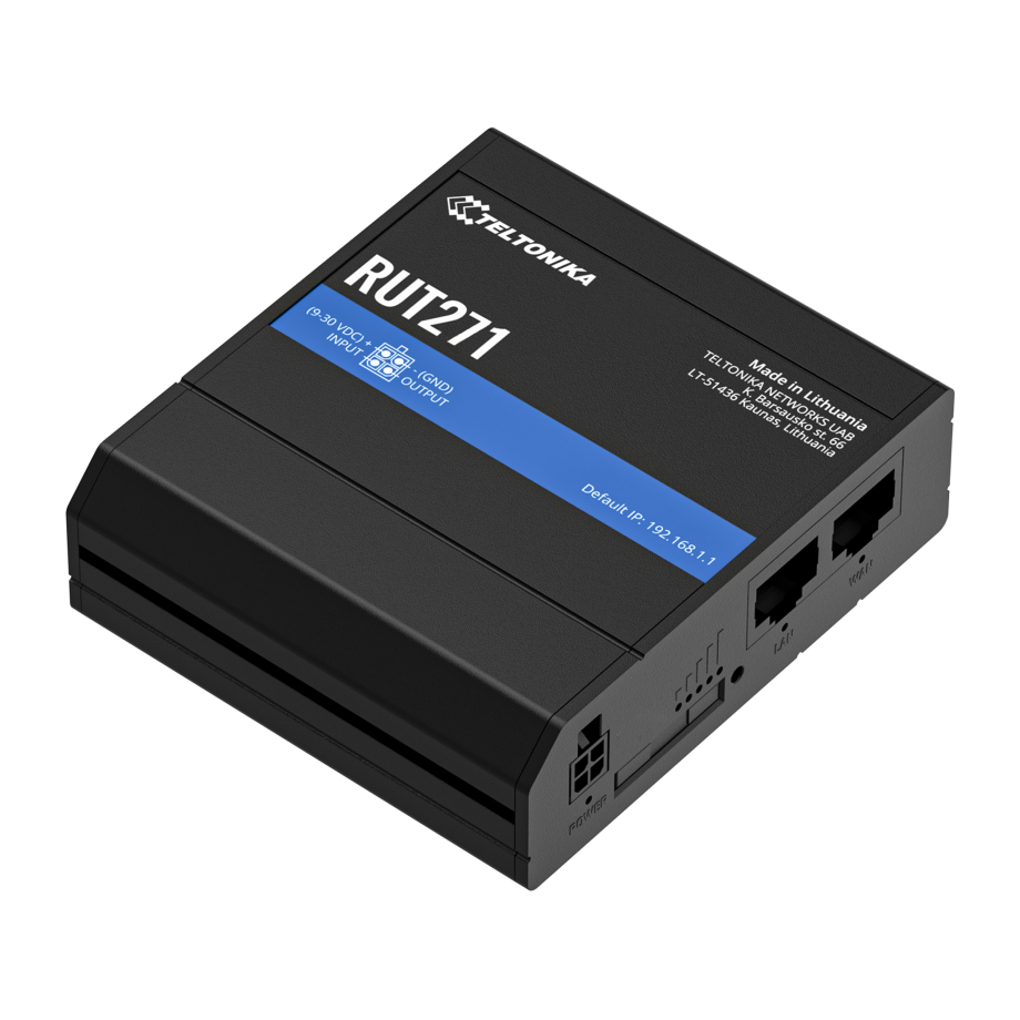 Teltonika RUT271 router Redcap 5G