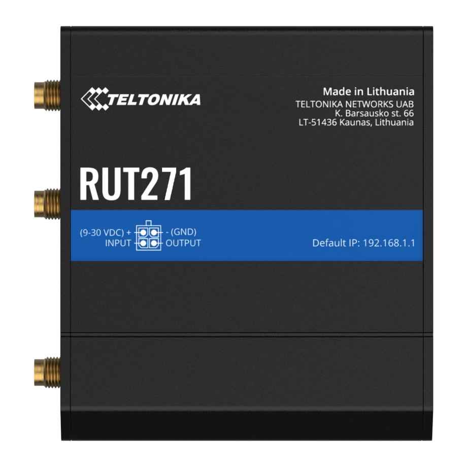 Teltonika RUT271 router Redcap 5G