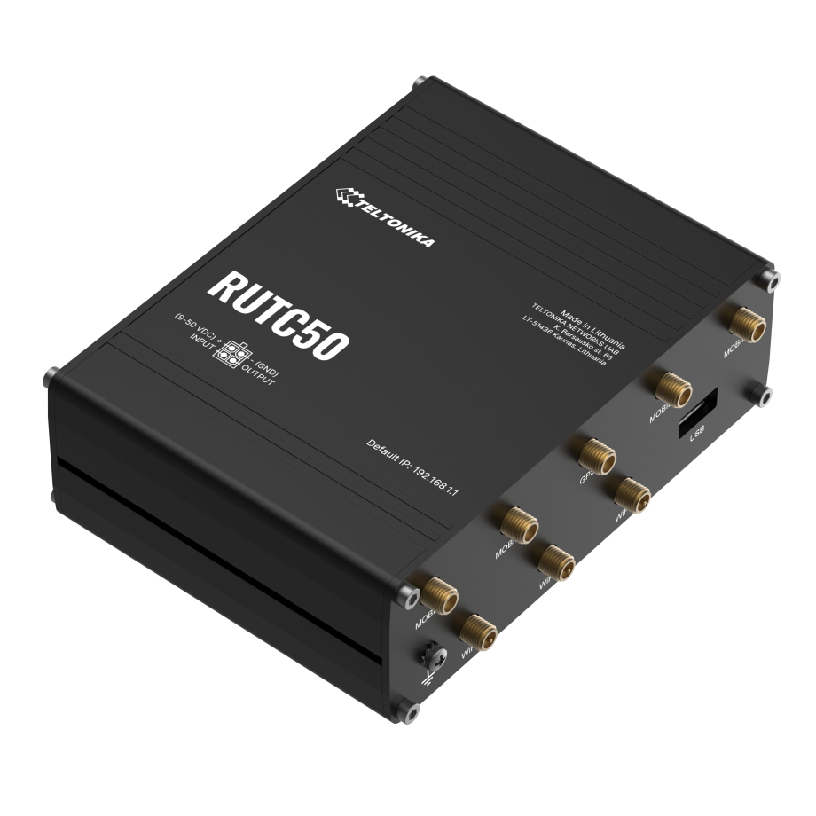 Teltonika RUTC50 router 5G & Wi-Fi 6