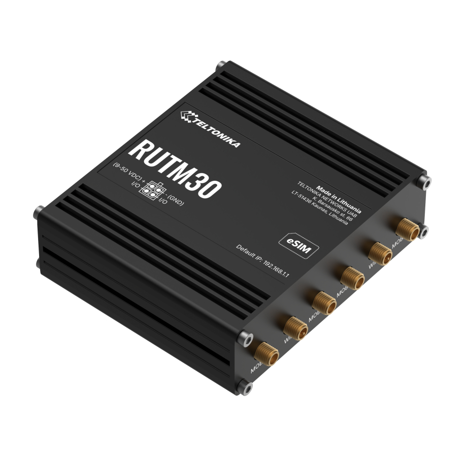 Teltonika RUTM30 Router 5G compatto