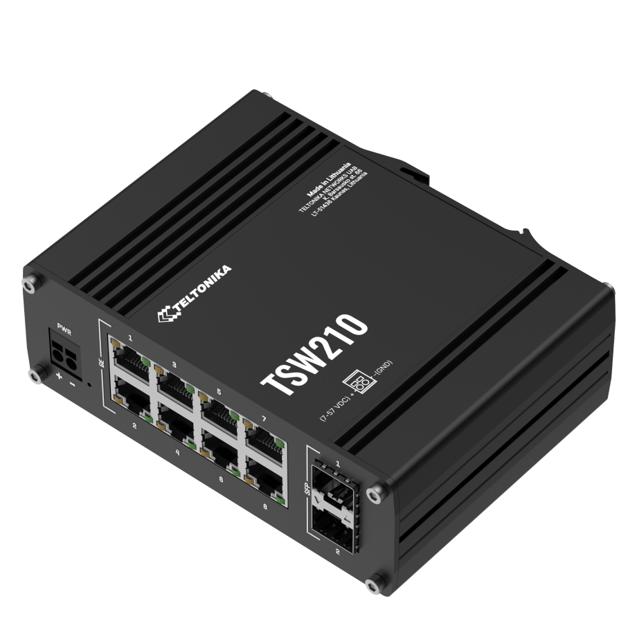 Teltonika TSW210 Switch Ethernet industriale