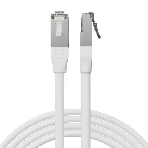 Broadbe Cavo patch Ethernet 10G da esterno, Bianco, 2m