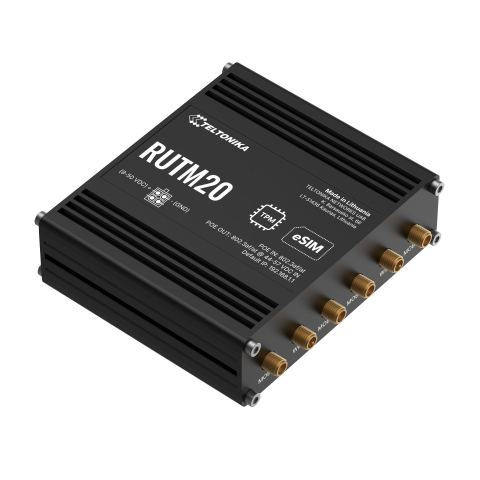Teltonika RUTM20 router 5G ultracompatto
